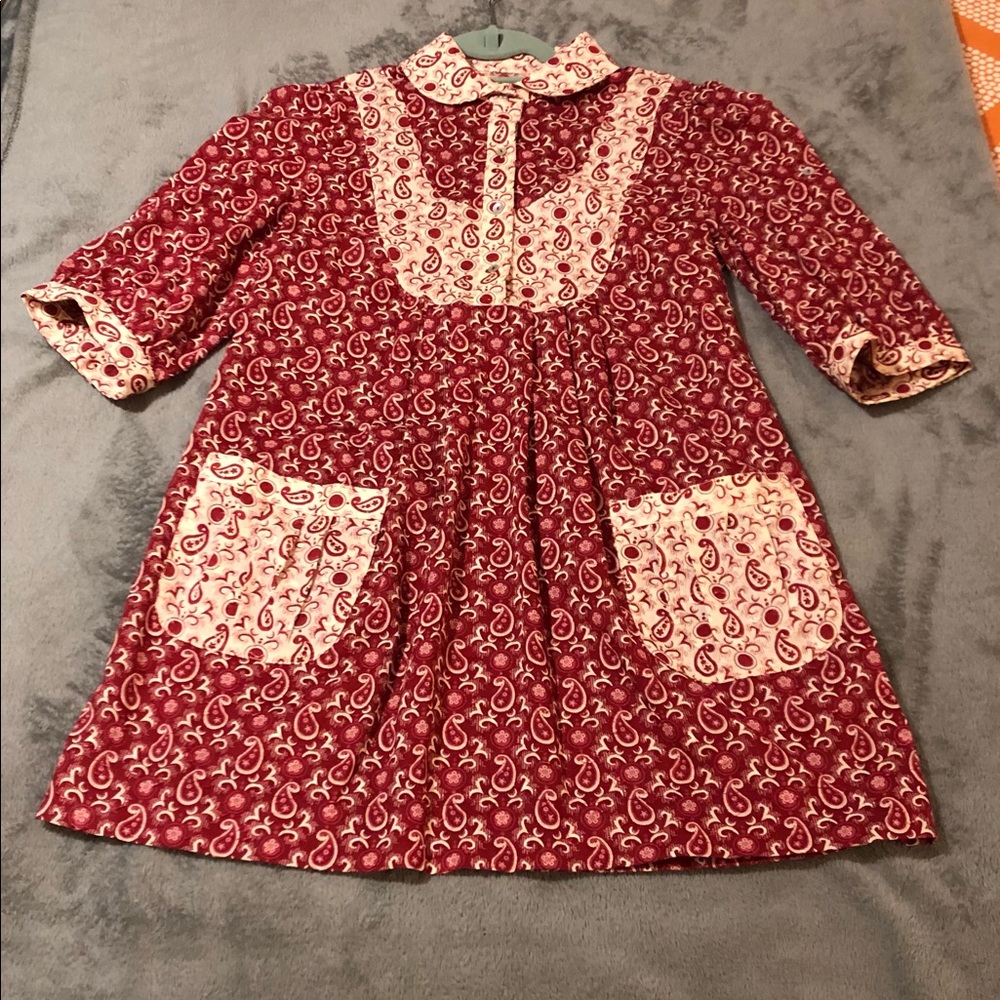 Chelsea & Violet, Red & White Paisley Tunic, Medium